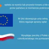 Cło to opłata za przewóz towarów. W Unii celnej nie ponosimy opłat celnych wysyłając paczkę z Polski.