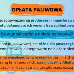 Opłata paliwowa wpływa na ceny przesyłek. Dowiedz się, ile wynosi i jak ją zminimalizować, nadając paczki przez AlleKurier.