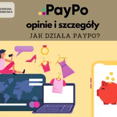 Kobieta z telefonem siedzi na karcie kredytowej, obok ubrania i pierścionek. PayPo to płatność odroczona, która ułatwia zakupy.