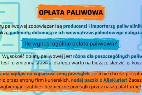 Opłata paliwowa wpływa na ceny przesyłek. Dowiedz się, ile wynosi i jak ją zminimalizować, nadając paczki przez AlleKurier.