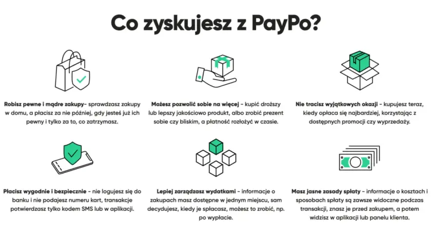 PayPo to sposób na mądre zakupy: płacisz później, gdy jesteś pewny zakupu, możesz pozwolić sobie na więcej i nie tracisz okazji.