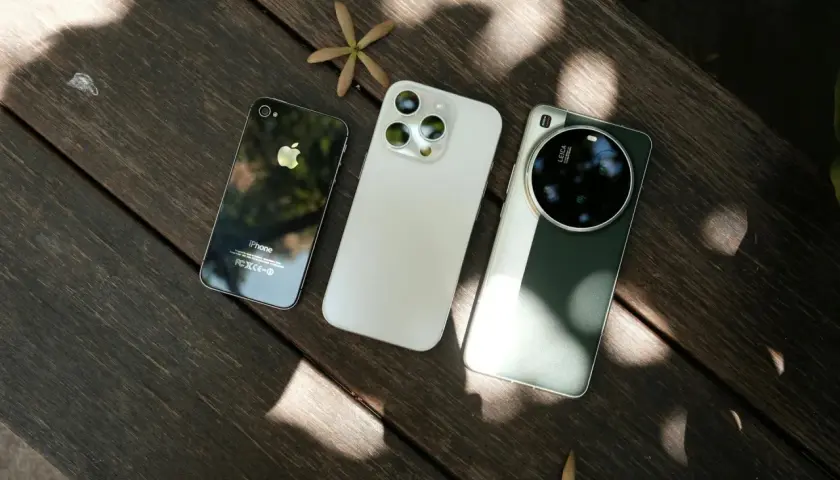 Porównanie aparatów: stary iPhone, biały iPhone i telefon z aparatem Leica. Jaki telefon ma najlepszy aparat?