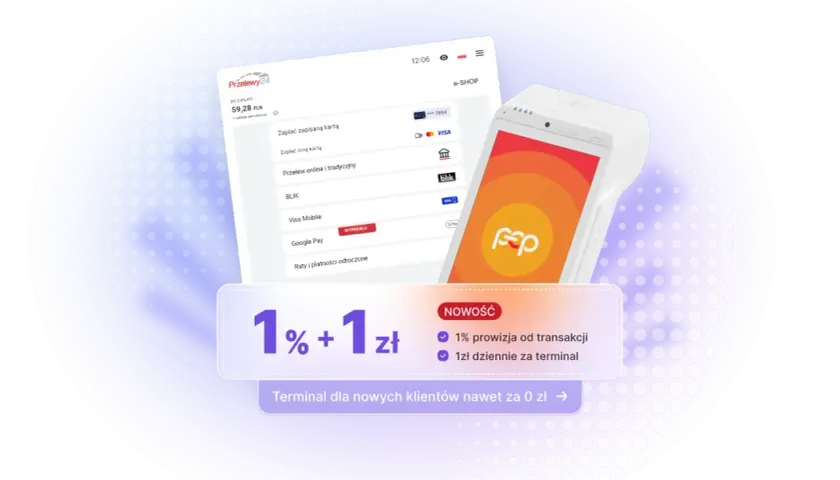 PayPro S.A. sprawdzenie transakcji: ekran płatności z opcjami BLIK, Google Pay, kartą i terminalem płatniczym.