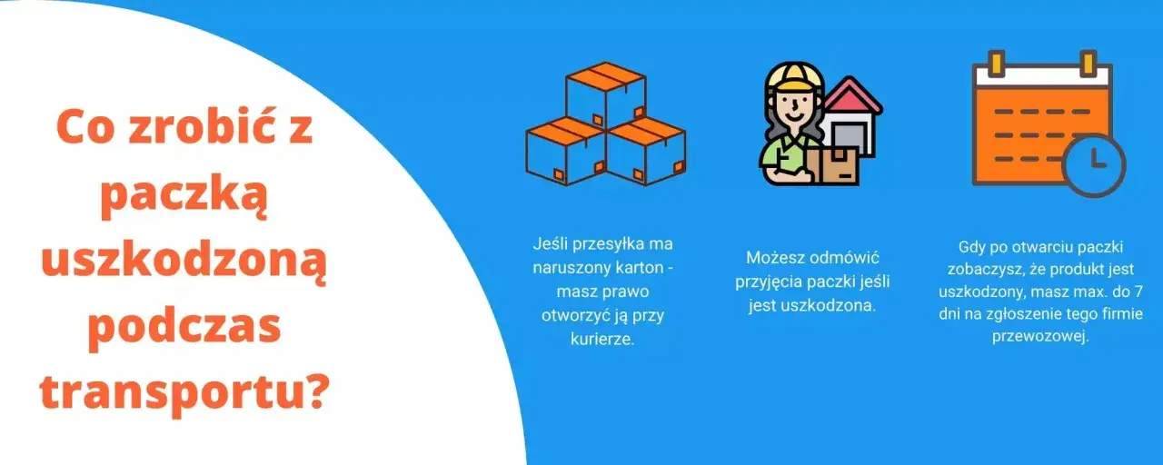 Co zrobić z uszkodzoną paczką? Instrukcja zgłaszania szkód do DHL. Masz 7 dni na reklamacje.