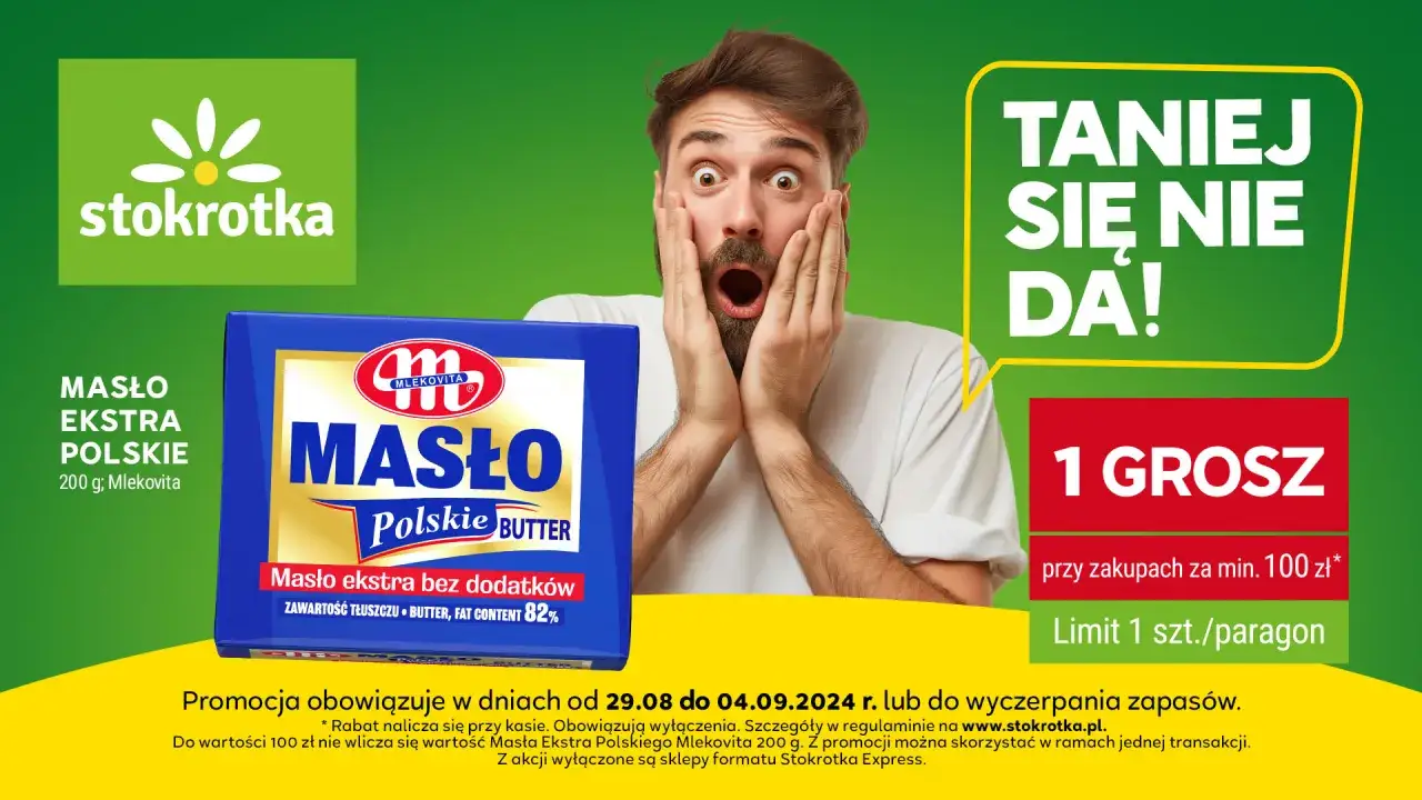promocje masła w sklepach