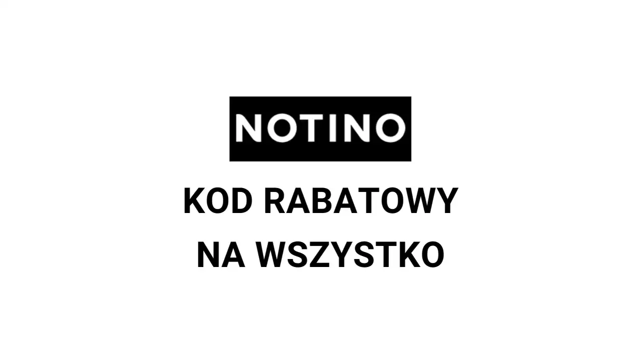 Notino newsletter kod rabatowy