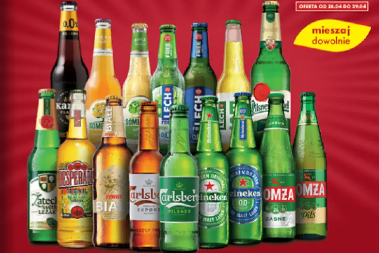 Aplikacja Biedronka promocje piwo