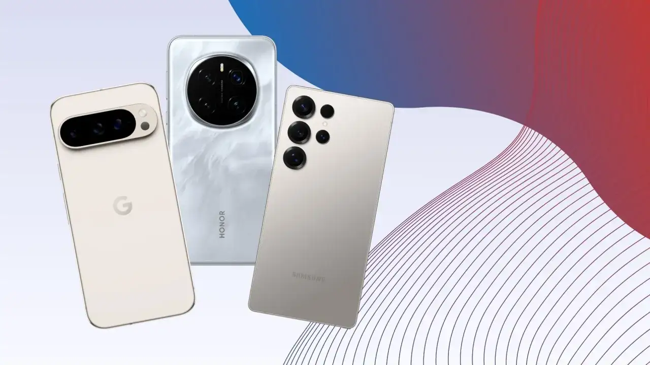 Trzy smartfony: Google Pixel, Honor i Samsung. Który telefon ma najlepszy aparat? Zobacz porównanie.