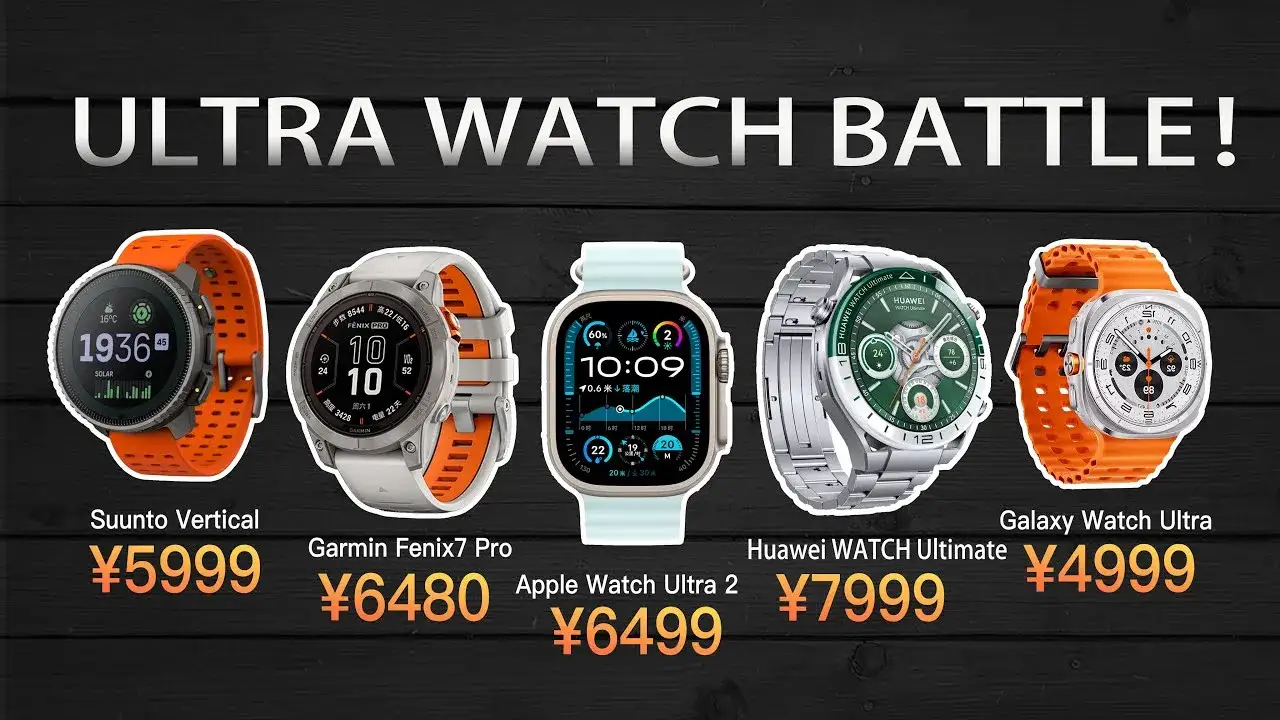 por&oacute;wnanie smartwatchy apple samsung garmin huawei